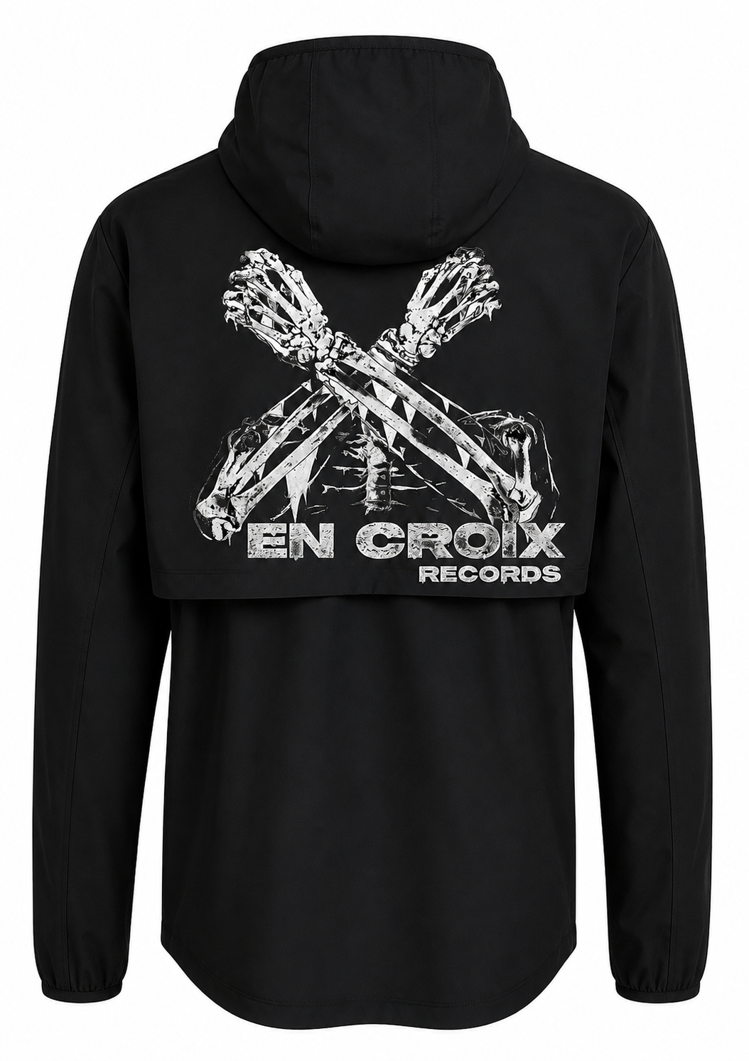 Veste coupe-vent « En Croix Record » Noir