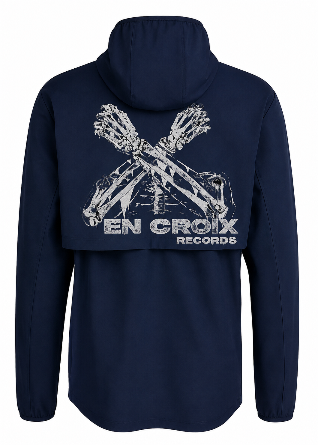 Veste coupe-vent « En croix records » Bleu