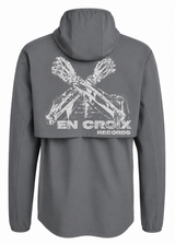 Veste coupe-vent « En croix records » Gris