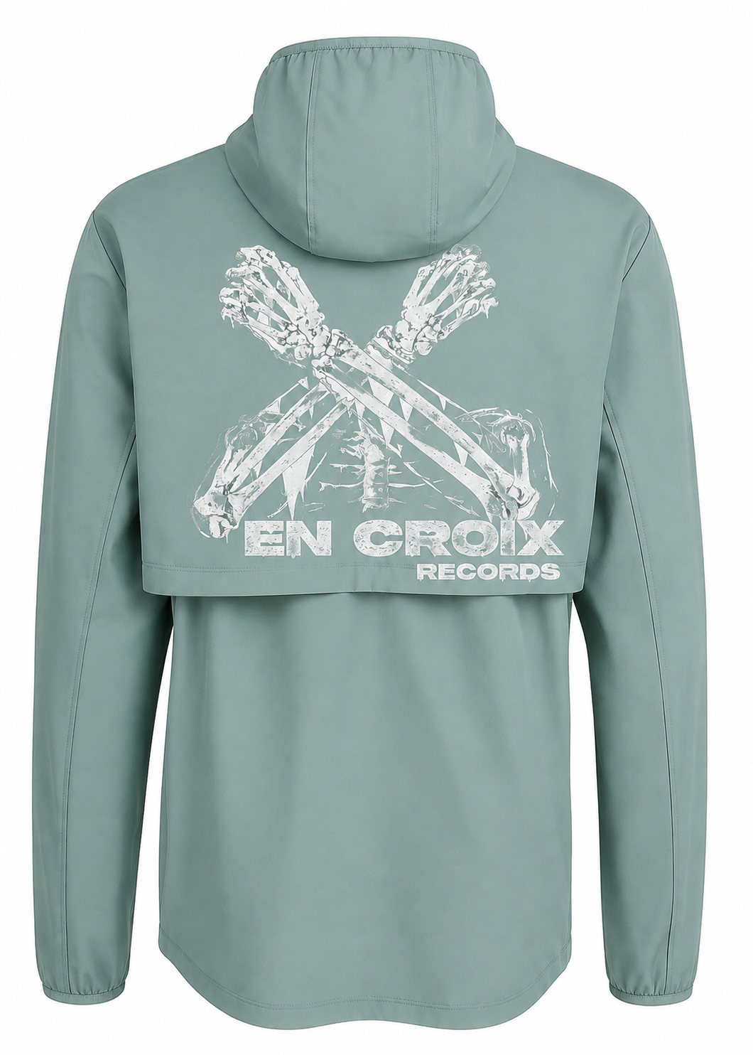 Veste coupe-vent « En croix records » Vert