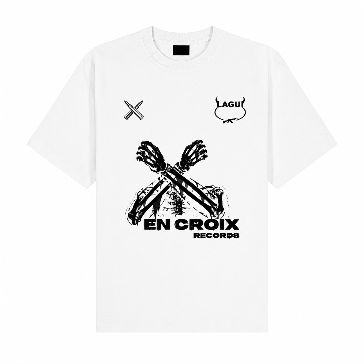 Tee shirt Lagui "EN CROIX" Reverse