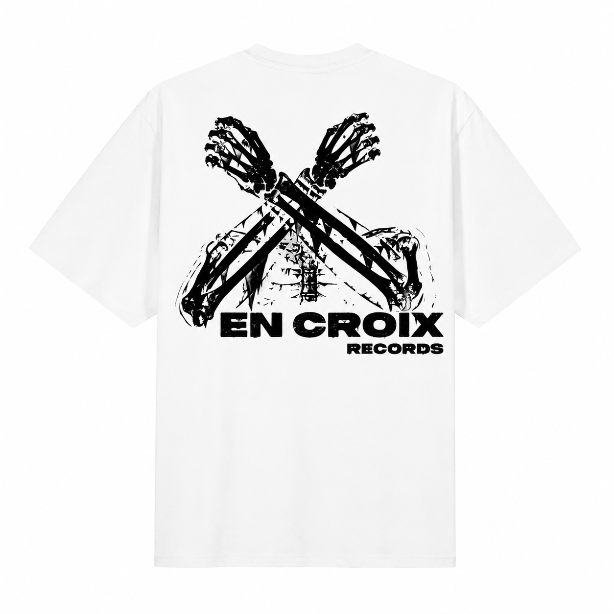 Tee shirt En Croix Records Reverse