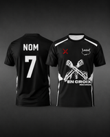 Tee shirt concept EN CROIX Records NOIR